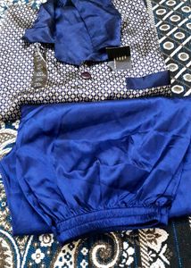 Silk fabric man night suit
