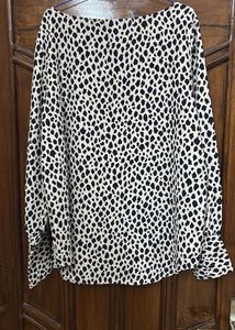 Spotted Long Sleeve Blouse/top For Girls