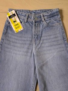 Wide Leg Denim Jeans