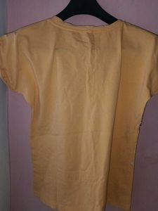 Floral Orange Tshirt
