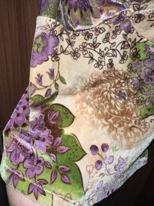 Vintage Y2K Floral Velvet Cami Top