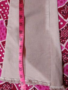 Denim Peach Strechable Jeans
