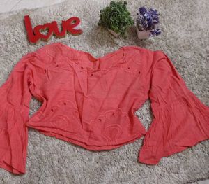 Coral Bell Sleeve Top
