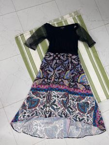 Express Paisley Hi-Lo Dress