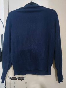 Elegant Navy Blue Cardigan