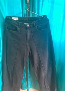 Black Jeans With Slit