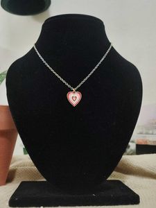 aesthetic heart necklace