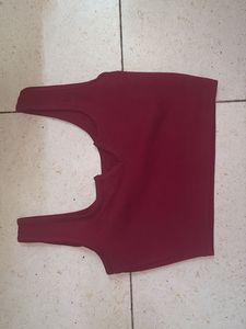 red velvet crop top