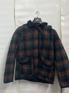 vintage Plaid Hooded Jacket