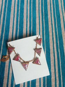 Triangle Statement Necklace