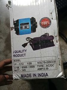 Sewing Machine Motor With Regulator