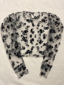 Floral Sheer Top