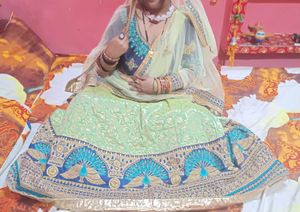 Full Work Peacock Zari Heavy Embroidery Lehenga S