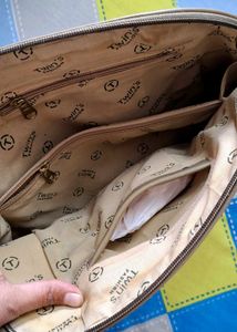 Twins Handbag - Stylish Plaid Design