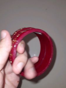 Red Colour Bangles
