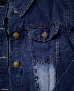 Washed Button Down Denim Jacket