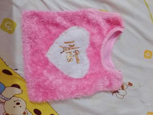 Pink And White Baby Girl Suit