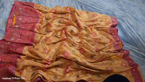 Heavy Pashmina Silk Saree