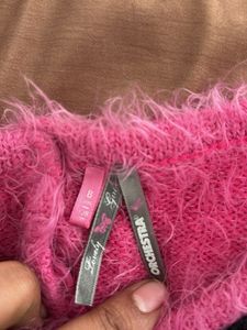 Pink Fuzzy Warm Super Soft Dress