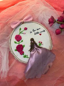 Handmade Embroidered Hoop Art