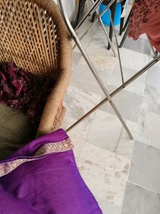 Ghunghroo Shiny Purple Kurta