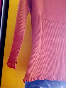 Rust Colored Cardigan top weather