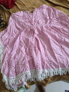 Embroidered Kurta And Top Combo Of 2