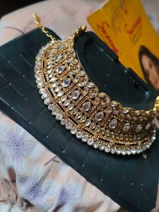 Necklace Set Tika Earings Only 1 Time Use