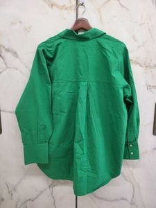 Zara Green Oversized Shirt