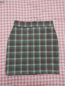 Plaid Mini Skirt