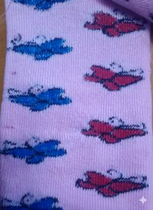 Cute Pink Patterned Socks