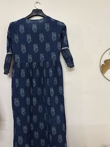 Indigo Print Kurta