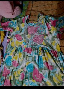 Gota patti kurta with dupatta