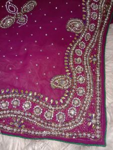 Beautiful Embroidery Saree 😍