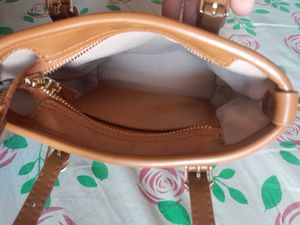 Brown Bucket Handbag
