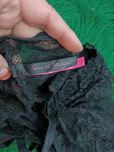 Black Lace💞 Thong Panty