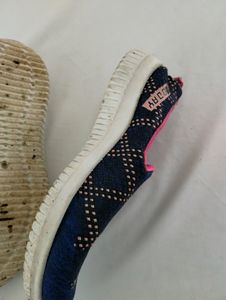 Blue &amp; Pink Slip-On Shoes