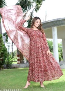 Paisley Print Kurti Set
