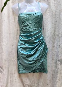 I. Turquoise Mini Dress