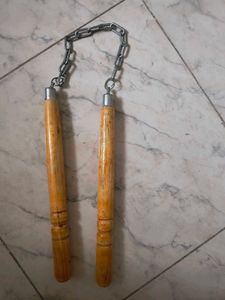 Wooden Chain Gymnastics Stick