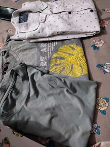 Mens 2 T-shirt Or 1 Shir Used Multiple Time Faded