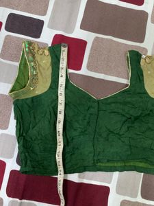 Green Embellished Saree