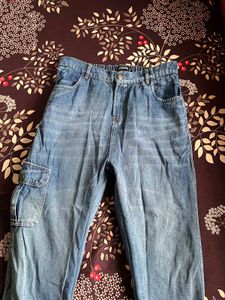 Vintage Elastic Waist Jeans