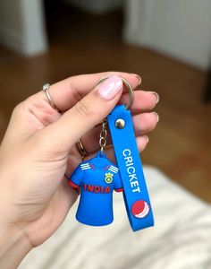 New Dhoni Cricket India Jersey Keychain