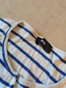 Striped Button-Up Top