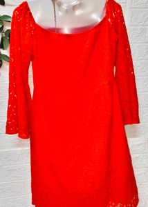 SizeM/L 🎁Buy 2 Get 1 Free 🎁Red Lace Mini Dress