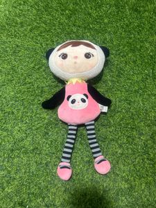 MeToo Panda Girl Angela 18" Plush Doll Pink Shoe