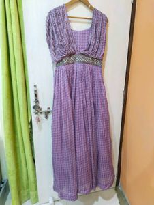 Elegant Purple Maxi Dress