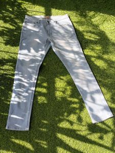 Light Wash Icy Blue Slim Fit Jeans