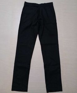 Men Regular Fit Cotton Blend Pant (Black, 30)